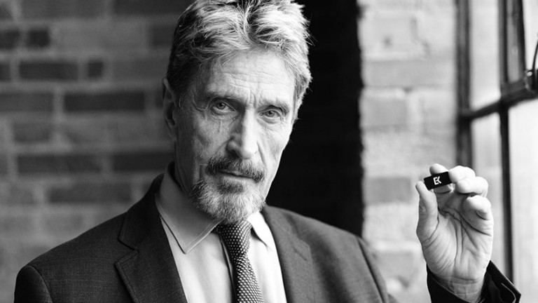John McAfee Yeni Şirket Kurdu