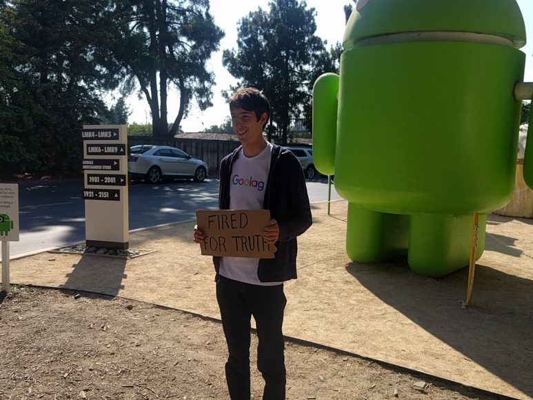 Google'ın kovduğu mühendise Silikon Vadisi'nden büyük destek