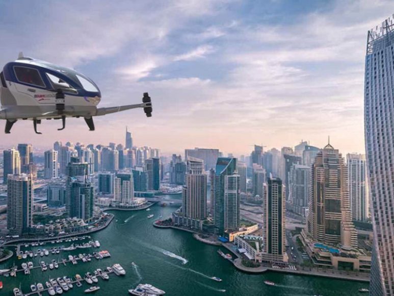 Dubai drone taksileri test etmeye başladı