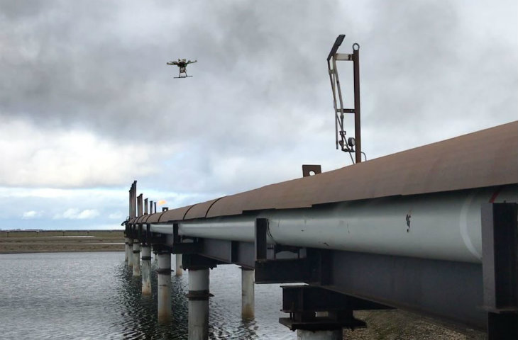 Drone ve robotlar endüstriyel kontrolde kullanılıyor