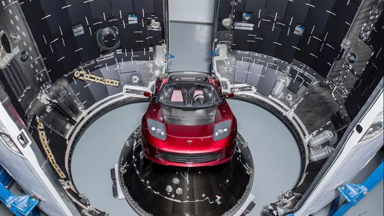 İşte Mars'a gidecek Tesla Roadster