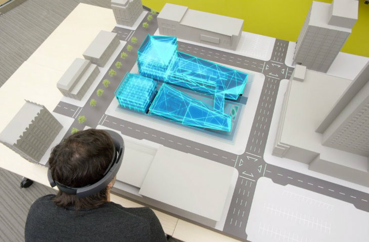 HoloLens inşaat