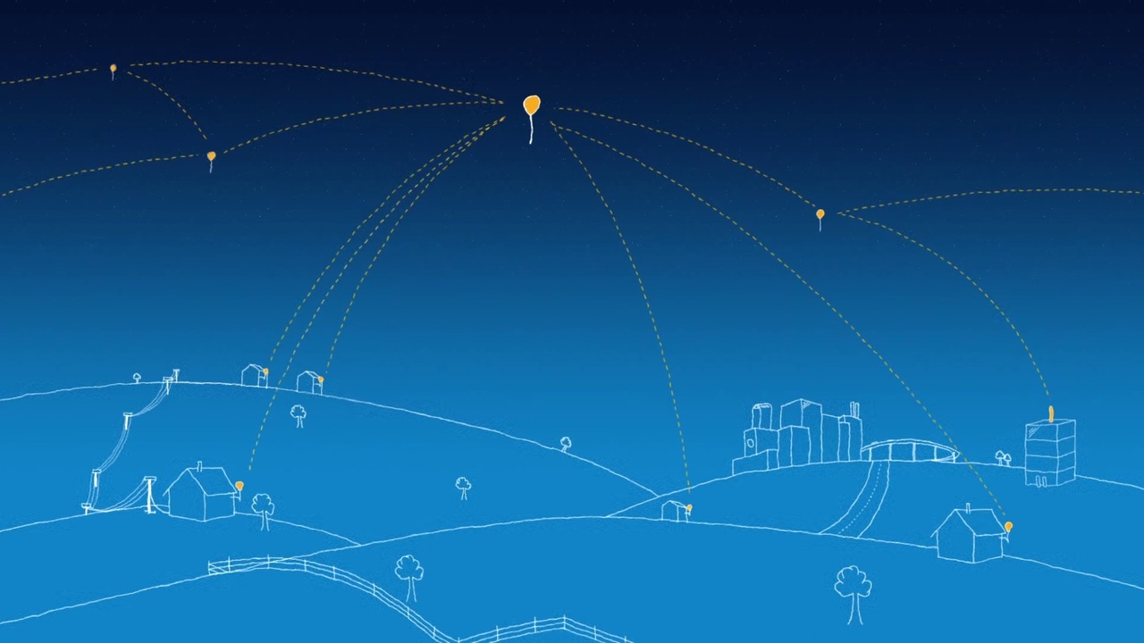 Google'ın balonları 1000 km'den veri taşıdı