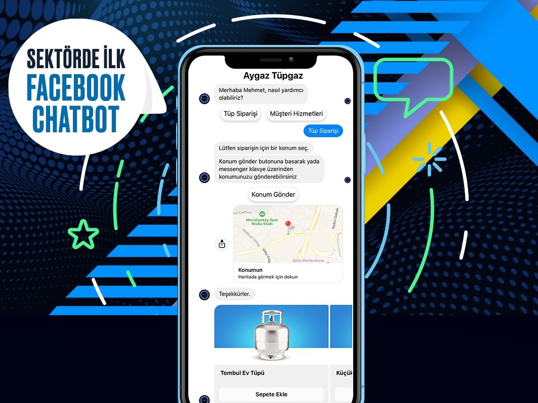 Aygaz, sipariş kanallarına Aygaz Chatbot’u ekledi
