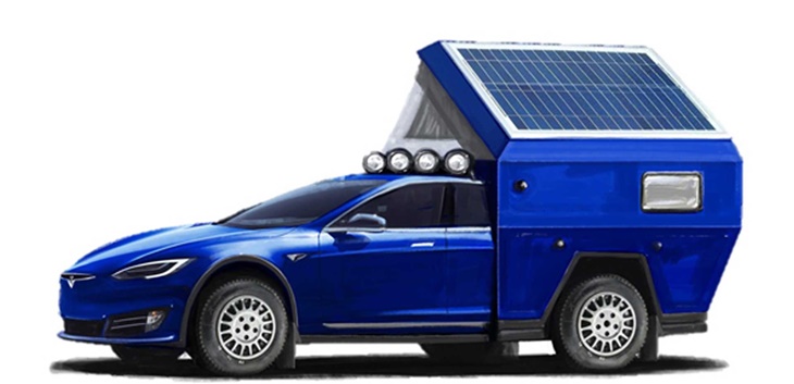 Güneş enerjili karavan