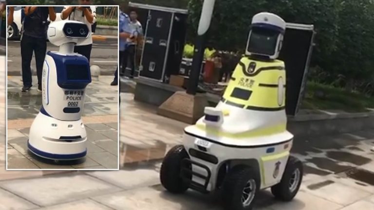 Robot trafik polisleri