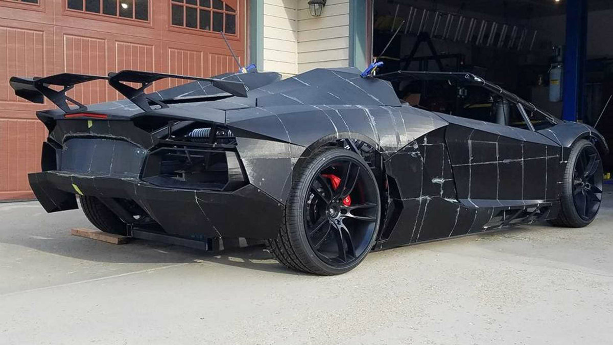 3D yazıcı ile Lamborghini Aventador üretildi