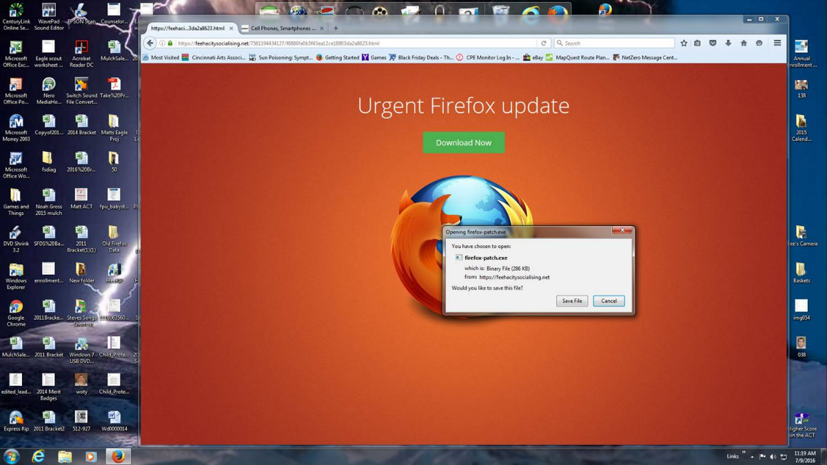 Firefox güncellemesi hatalı çıktı