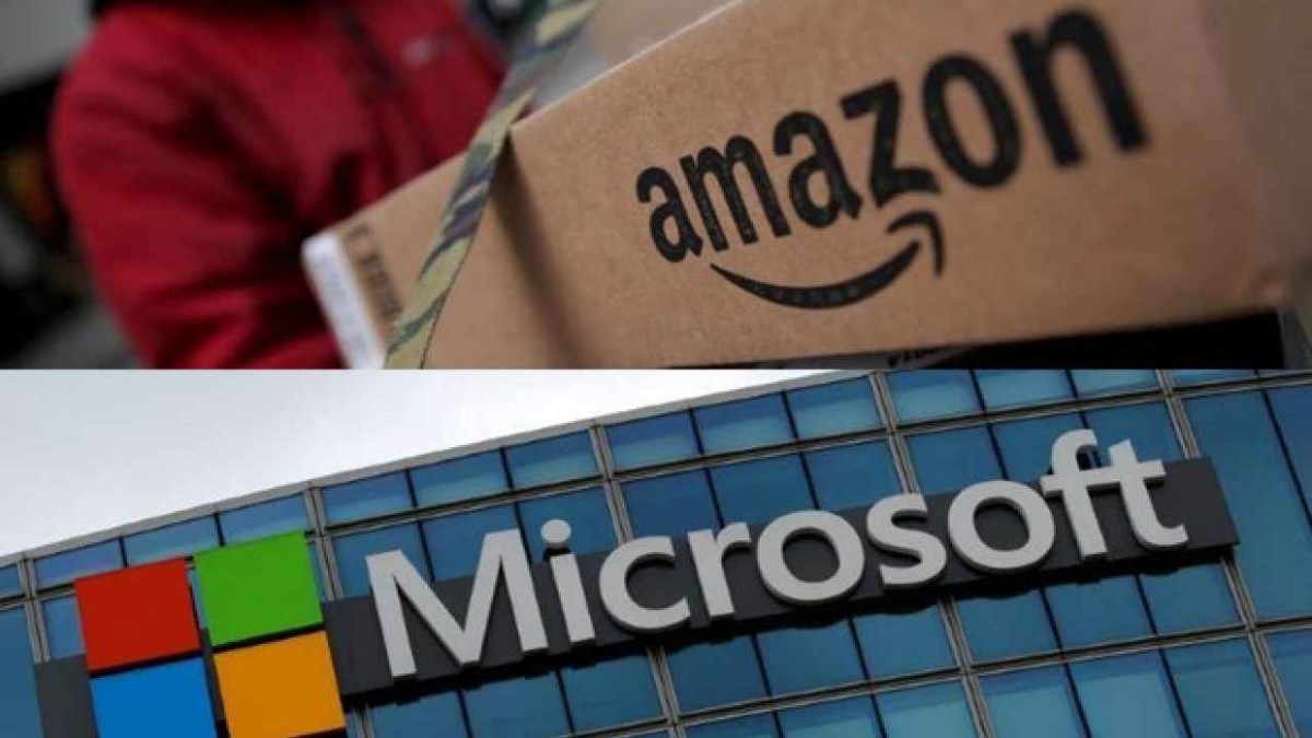 Amazon ve Microsoft'un Yapay Zekası, maske bulutunda yavaşlama kazandı