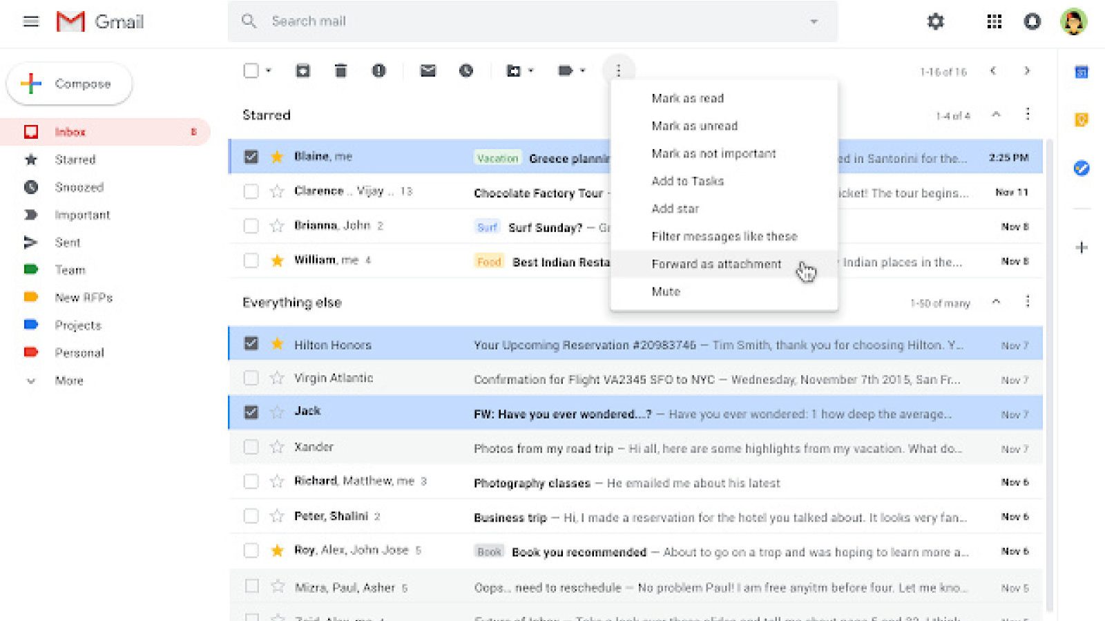 Gmail e-mail ataşlamasına başlıyor