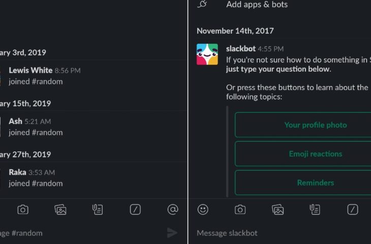 IBM çalışanları Slack