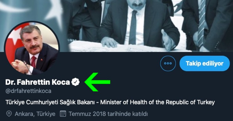 Fahrettin Koca Twitter