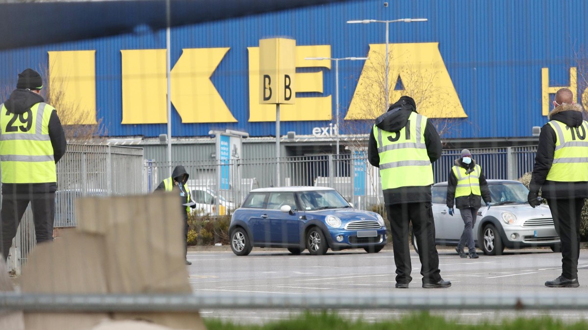 IKEA maske ve dezenfektan