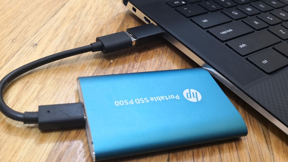 HP taşınabilir SSD