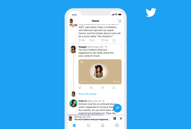 Twitter ses kaydetmeye izin verecek