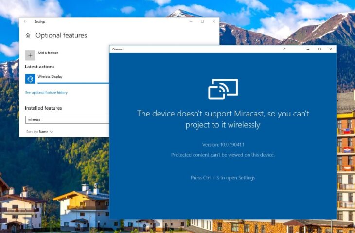 Miracast Connect uygulaması