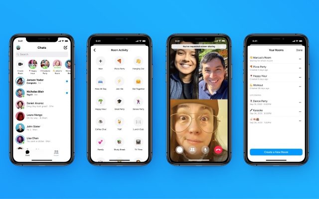 Facebook, Messenger Rooms özelliklerini geliştiriyor