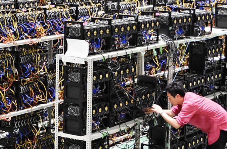 Bitcoin madenciliği yangın
