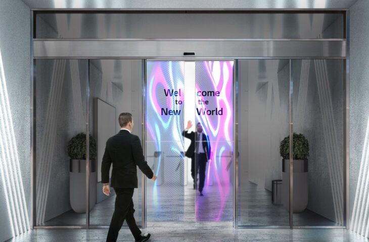 şeffaf LG OLED