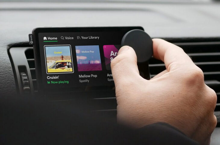 Spotify araç içi eğlence sistemi
