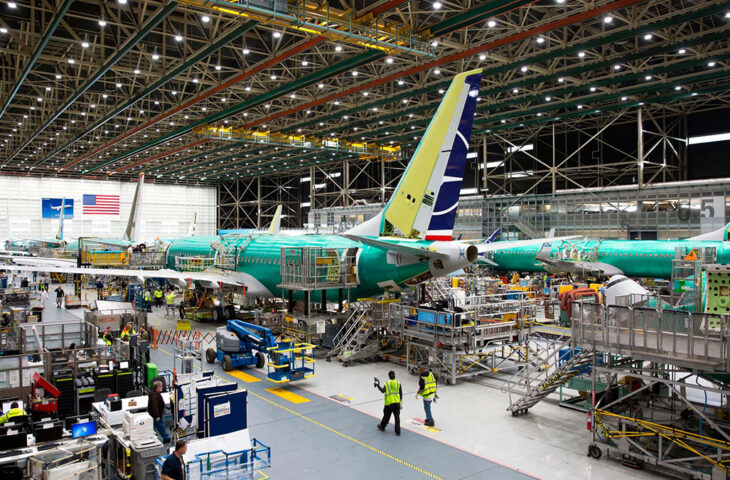 737 MAX üretim