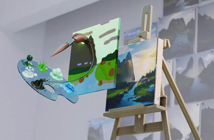 NVIDIA Canvas uygulaması