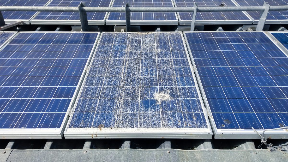 Atık güneş panelleri