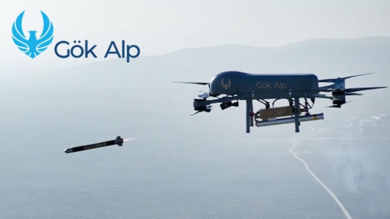 Gök Alp Drone sisteminden Roketsan’ın geliştirdiği yerli mini füze METE ateşlendi! 