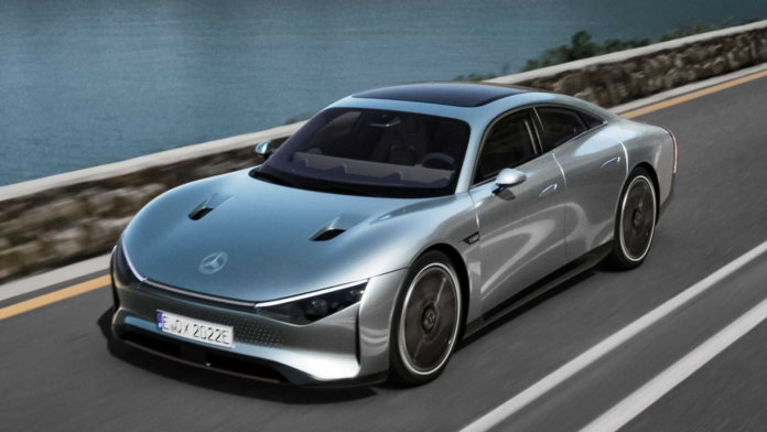 mercedes vision eqxx elektrikli araba