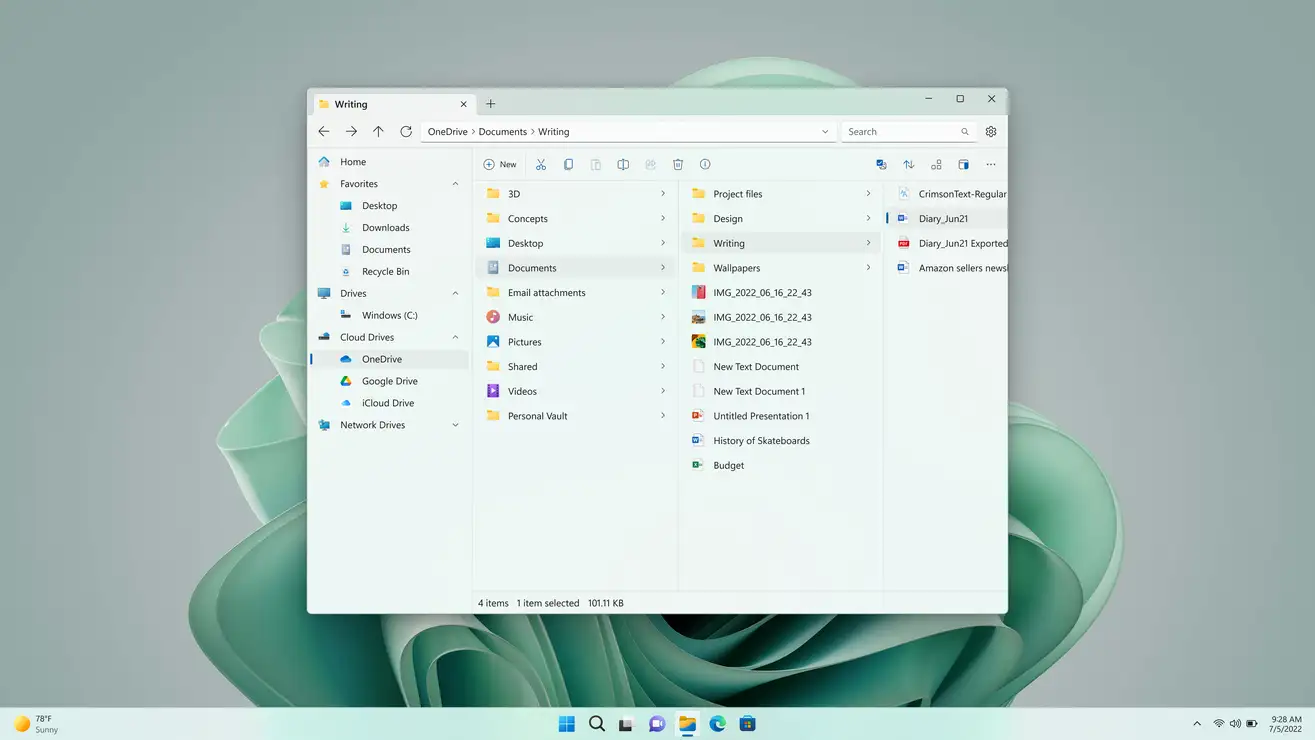 Windows 11’in Dosya Gezgini’ni değiştirmek mümkün