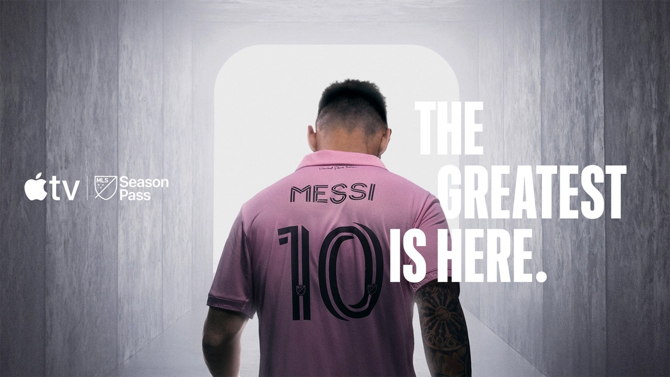 Apple MLS Season Pass'te Messi'nin çıkışını kutluyor