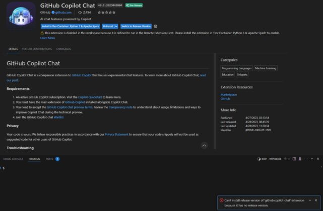 GitHub Copilot Chat beta sürümünü duyurdu - Techinside