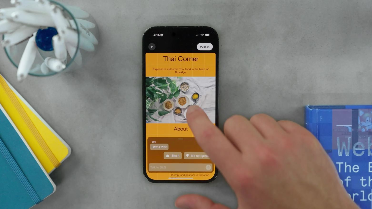 Yapay zeka destekli mobil web sitesi oluşturucu