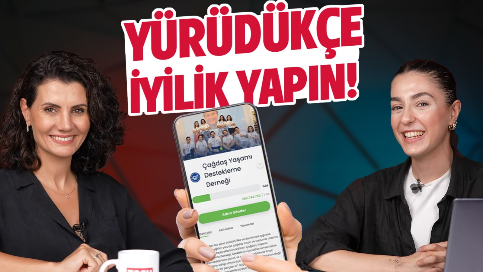 Yürüdükçe iyilik yaptıran uygulama!