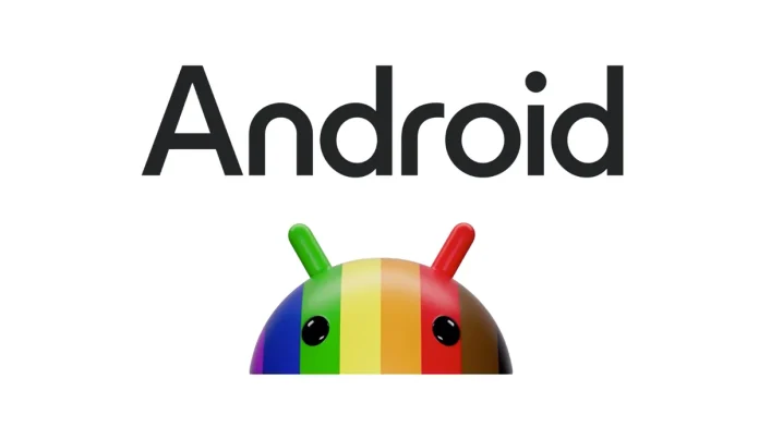 oogle android için yeni logo