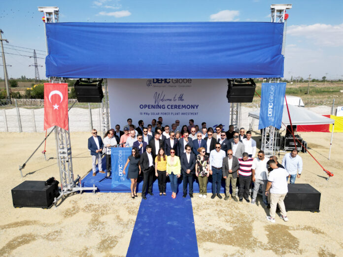 Romanya'nın ilk Türk GES yatırımı üretime geçti