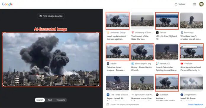 Adobe, İsrail-Gazze savaşının yapay zeka görüntülerini satıyor