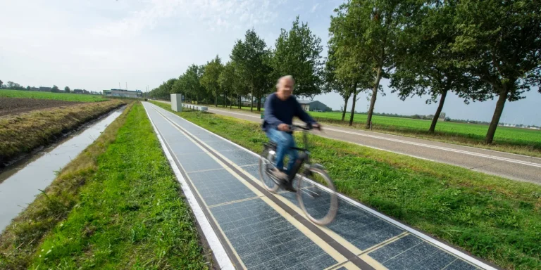 güneş enerjili bisiklet yolları