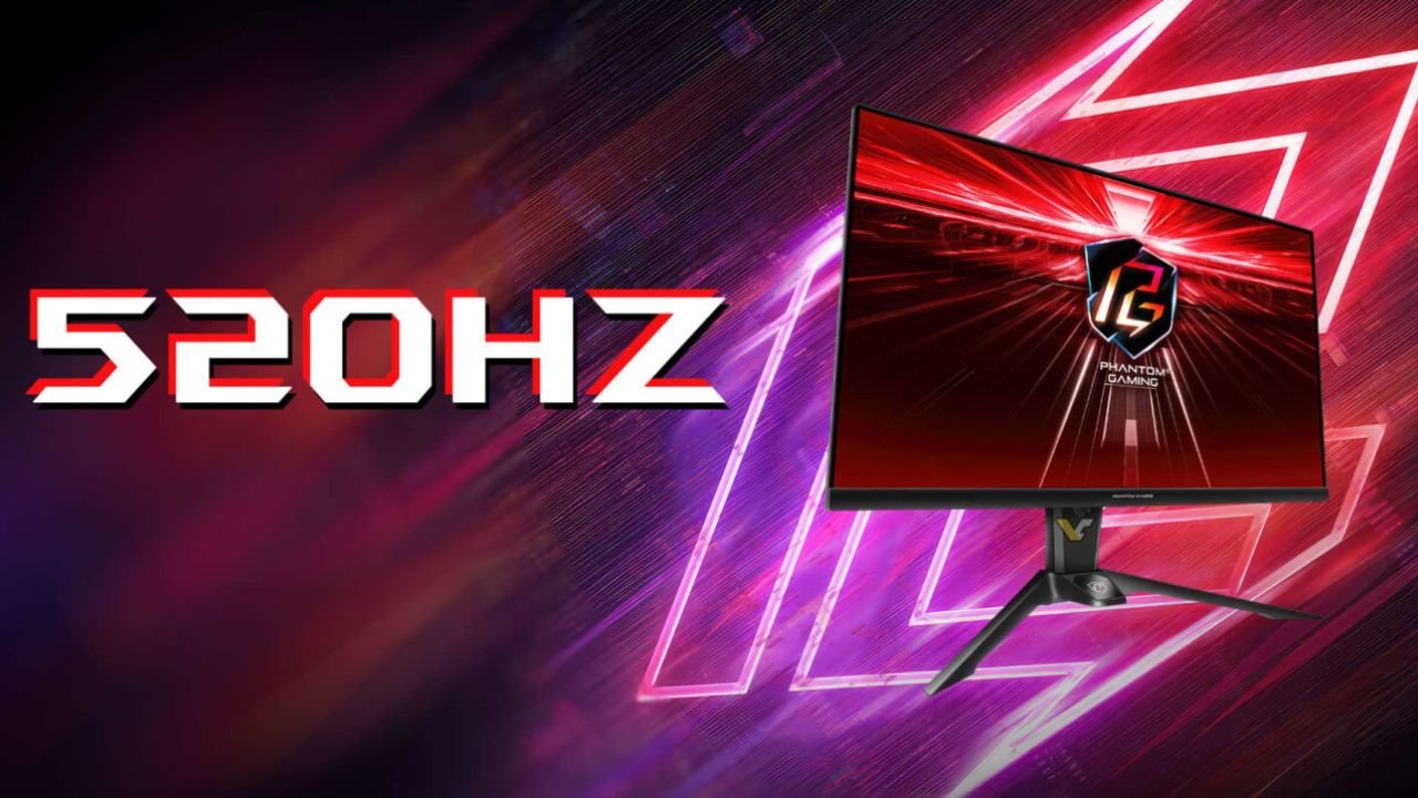 ASRock, CES 2024’te 520 Hz monitör tanıtacak