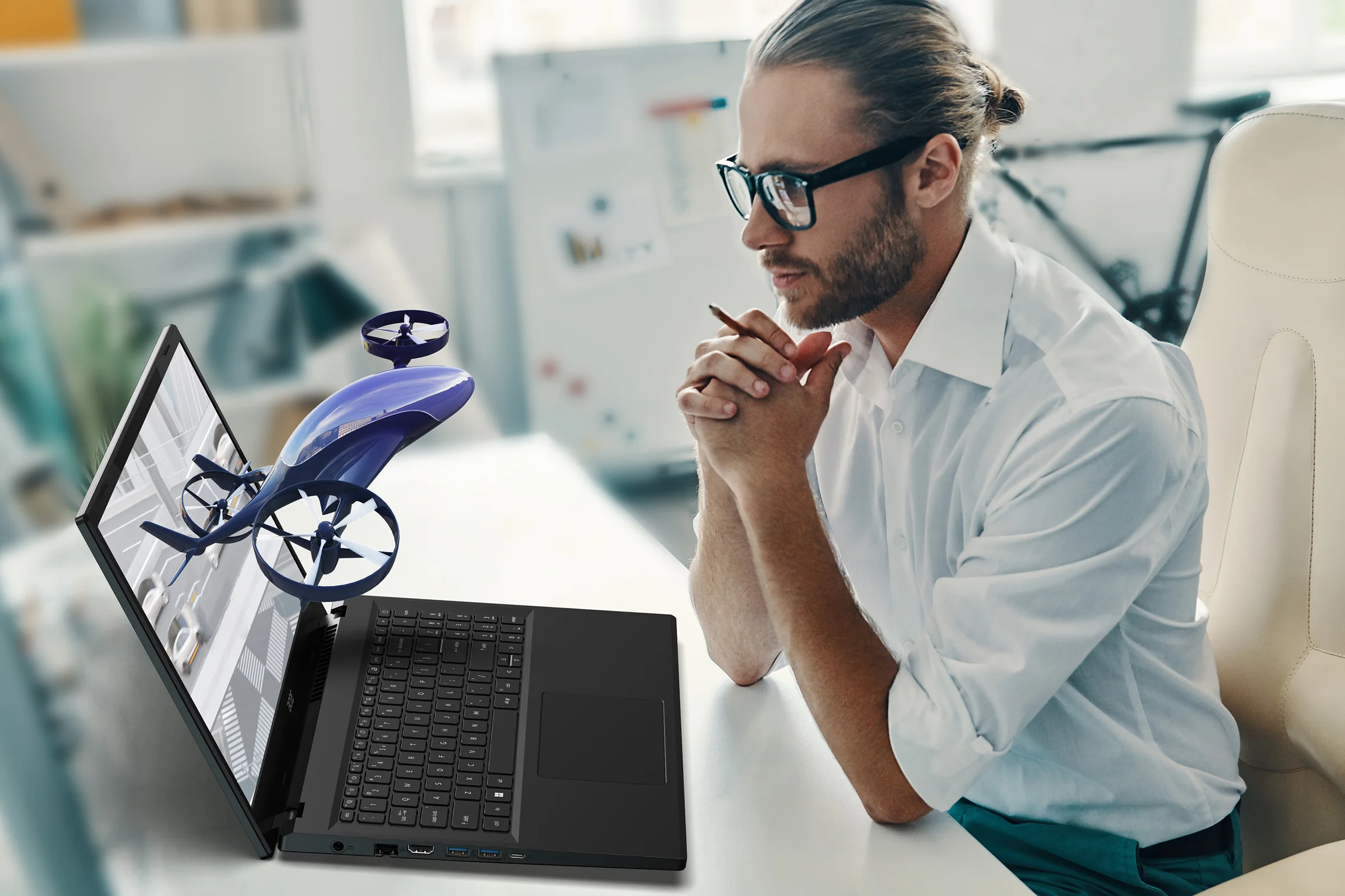 Acer, gözlüksüz 3D laptop ve monitörünü duyurdu