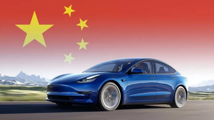 Çin'de Tesla