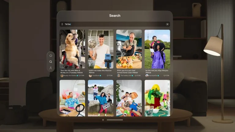 TikTok'tan Vision Pro'