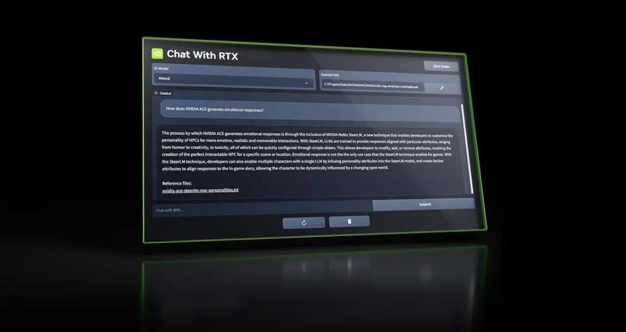 Nvidia üretken yapay zekayı bilgisayarlara getiriyor! Herkesin kendi sohbet robotu olacak!