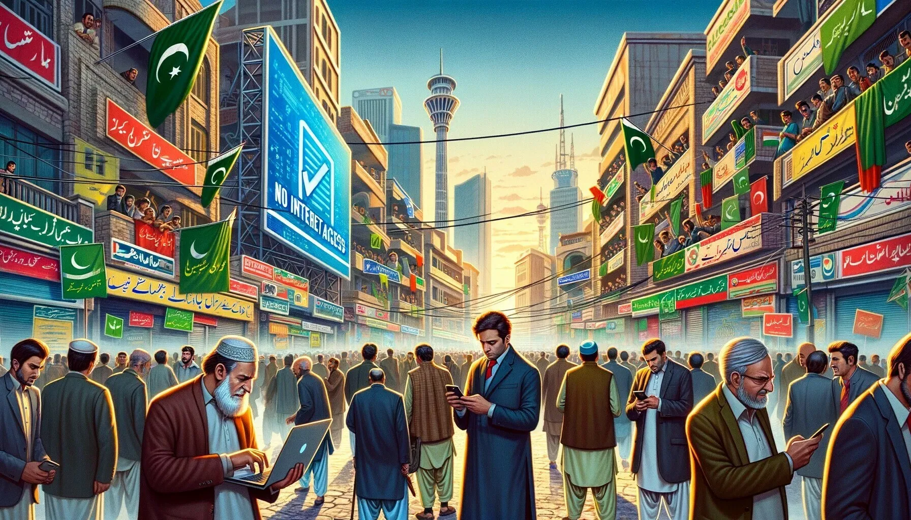 Pakistan seçim için interneti kapattı!