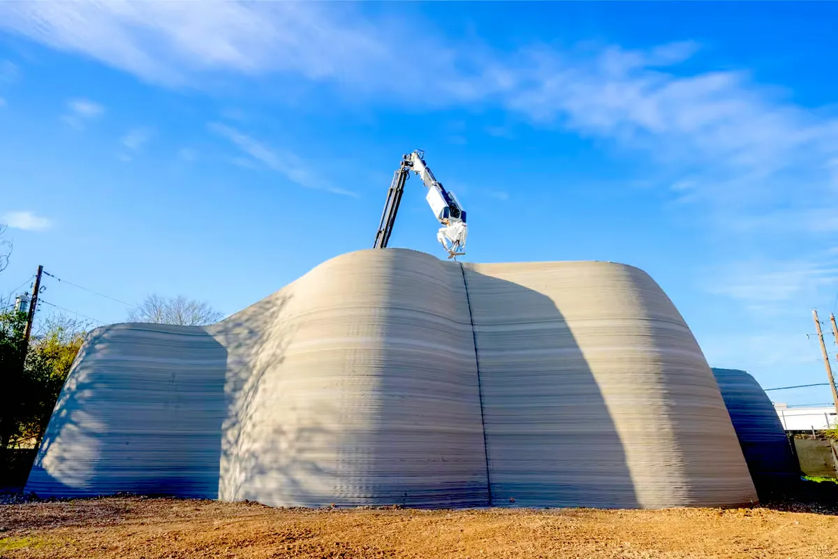 3D baskı ile iki katlı ev inşa ediliyor!