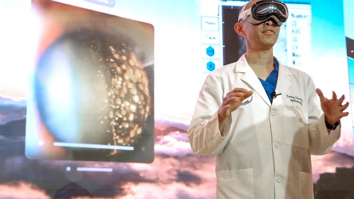 İngiltere’de cerrahlar Vision Pro kullanarak ameliyat gerçekleştirdi!