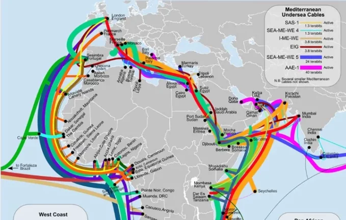 Afrika'da büyük internet kesintisi