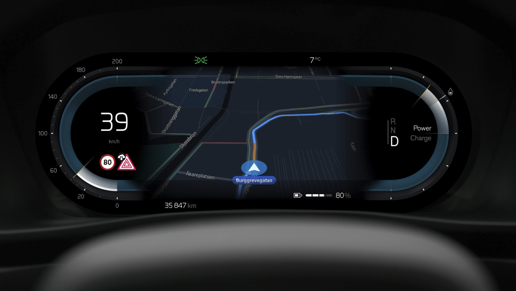 Volvo ilerideki kazayı önceden haber verecek!