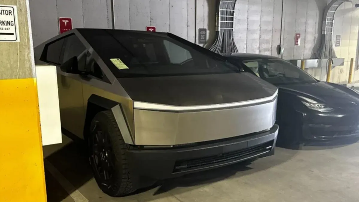 Cybertruck park yerine sığmayınca davalık oldu!