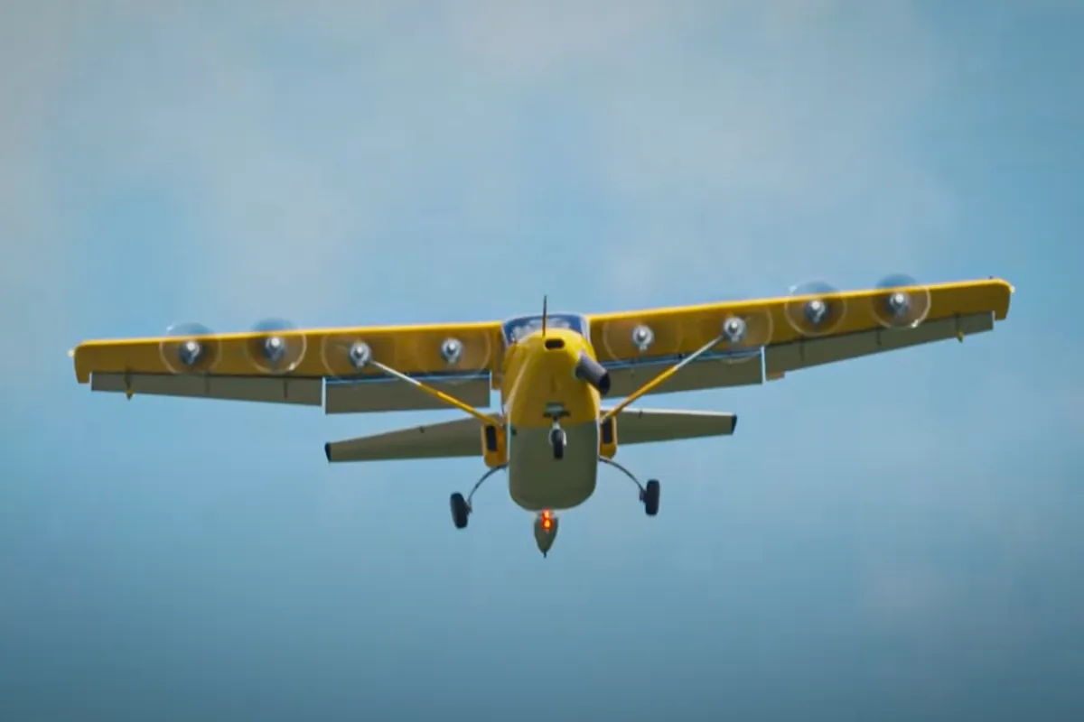 eSTOL uçağı piste ihtiyaç duymuyor!